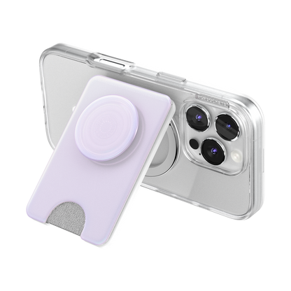 Opalescent White — MagSafe Kick-Out PopWallet+ & Stand - US 51346