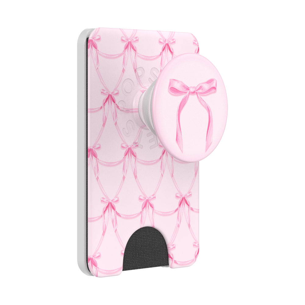 Satin Bow Blush — MagSafe PopWallet+ - US 27666