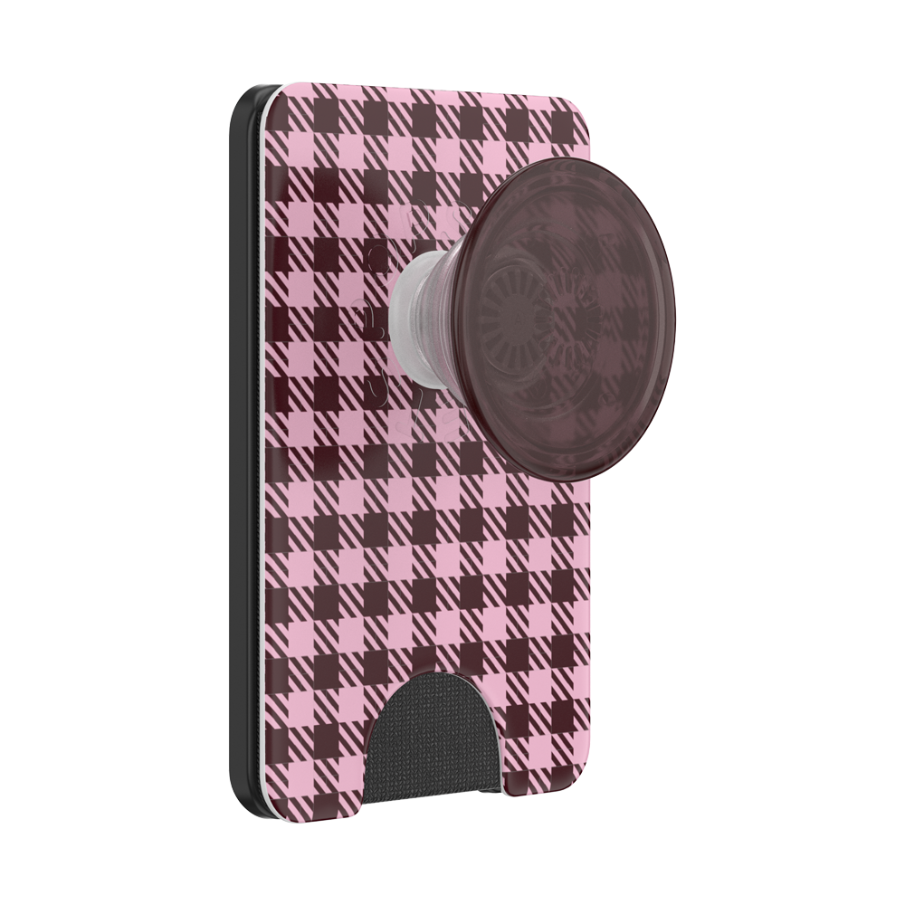 Black Cherry Gingham — MagSafe PopWallet+ - US 21133