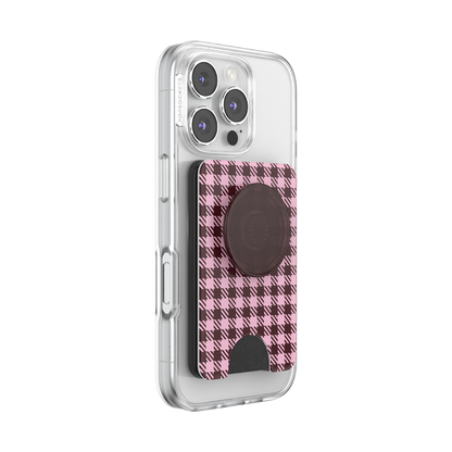Black Cherry Gingham — MagSafe PopWallet+ - US 21133