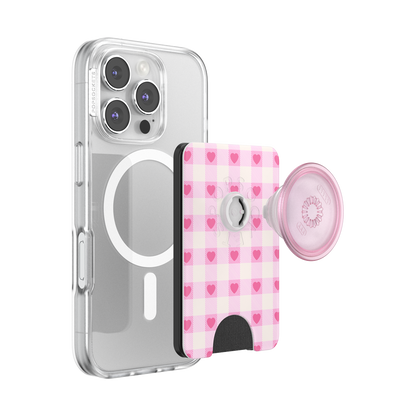 Blush Gingham — MagSafe PopWallet+ - US 06425