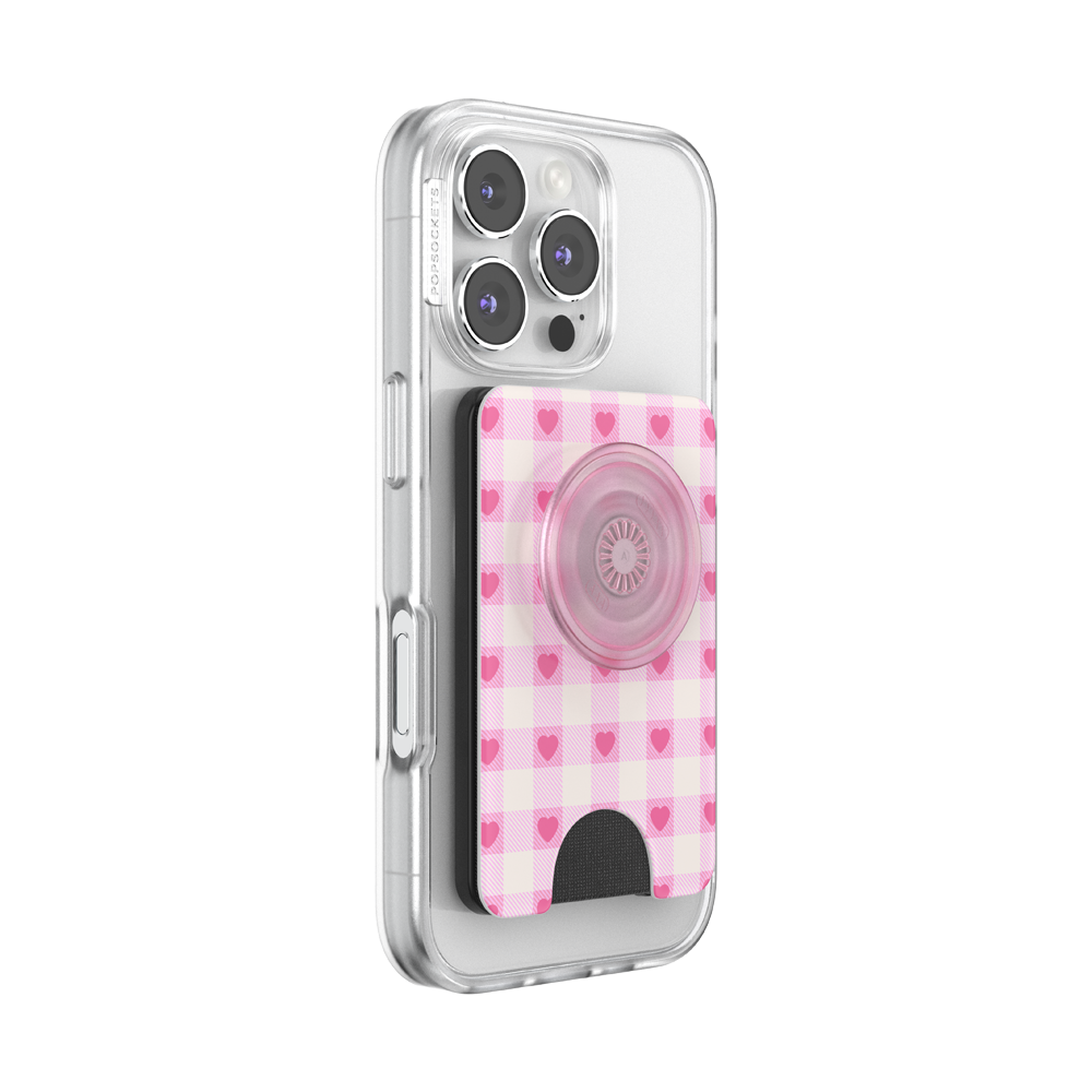 Blush Gingham — MagSafe PopWallet+ - US 09004