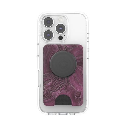 Burgundy Vein — MagSafe PopWallet+ - US 06171