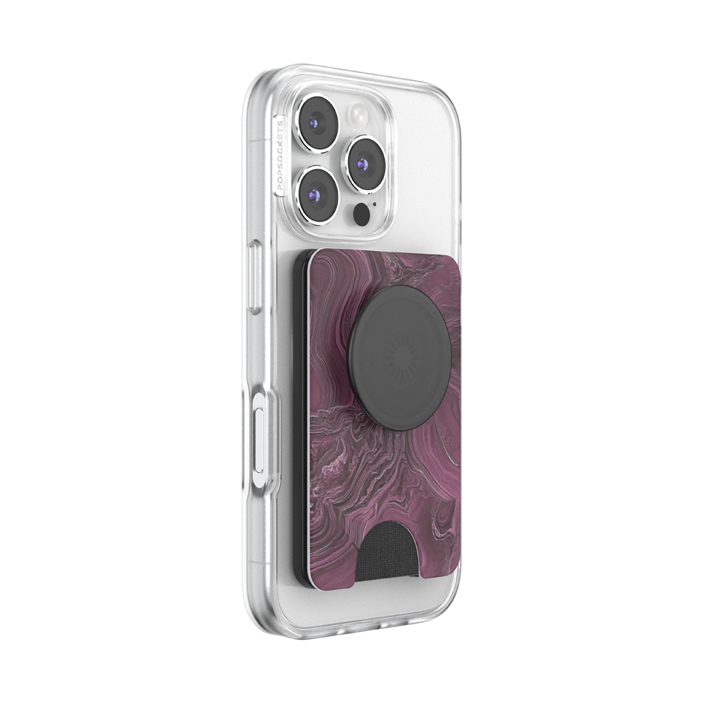 Burgundy Vein — MagSafe PopWallet+ - US 06171