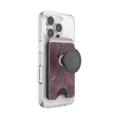 Burgundy Vein — MagSafe PopWallet+ - US 06171