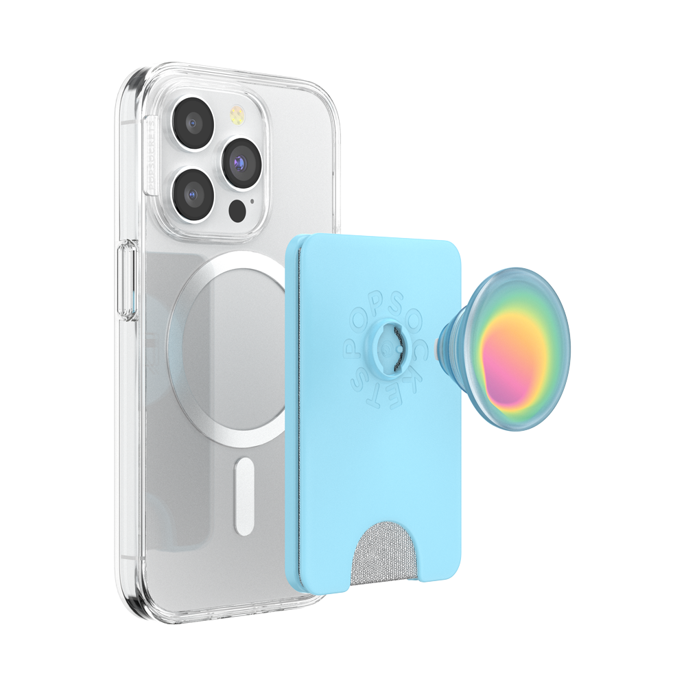 Butterfly Pea Blue Boca Aura — MagSafe PopWallet+ - US 58429