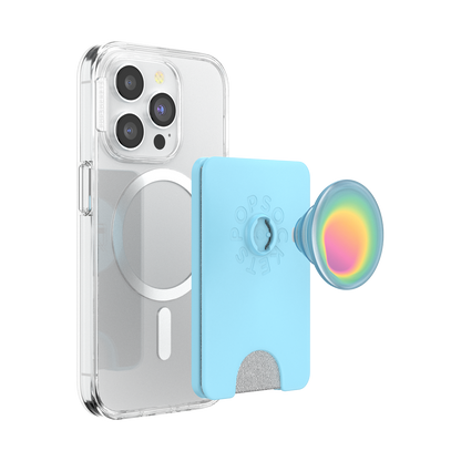 Butterfly Pea Blue Boca Aura — MagSafe PopWallet+ - US 87700
