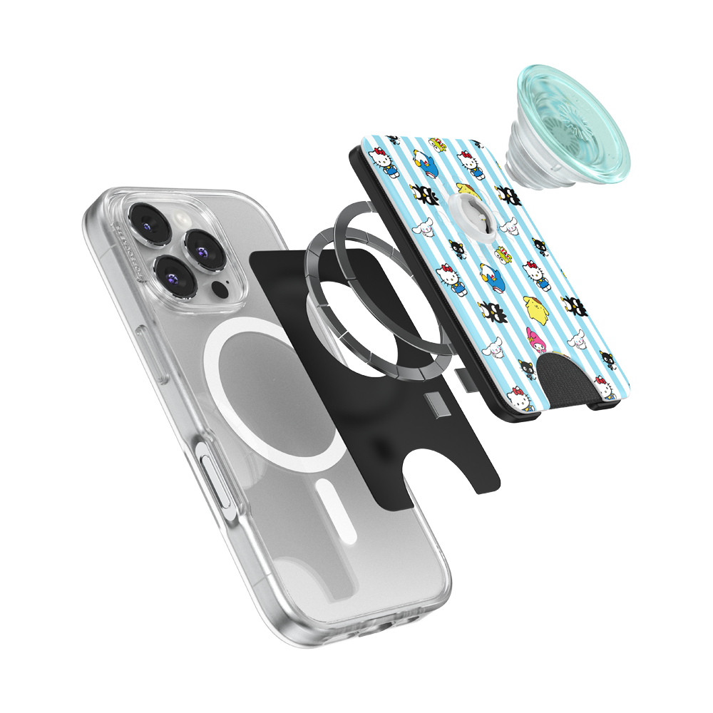 Hello Kitty and Friends Stripe —  MagSafe PopWallet+ - US 24714