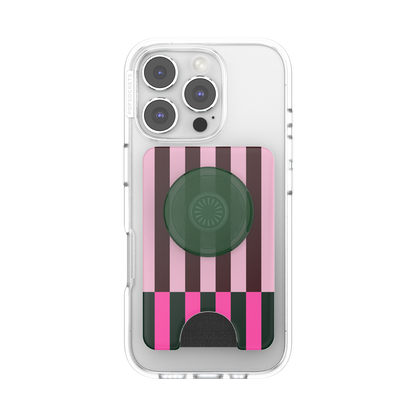 Pop of Pink Stripe — MagSafe PopWallet+ - US 05534