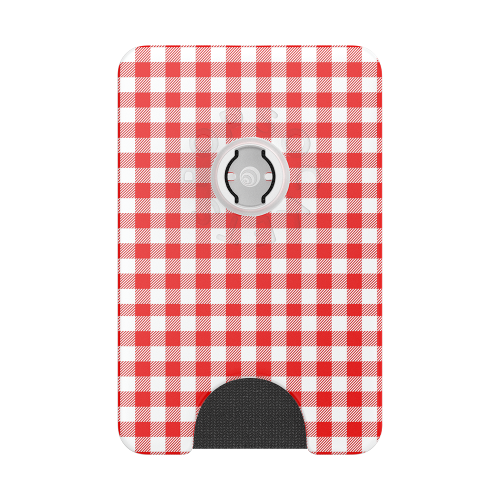 Red Gingham — MagSafe PopWallet+ - US 04765