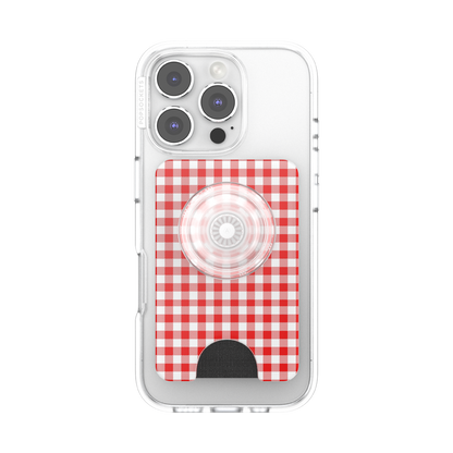 Red Gingham — MagSafe PopWallet+ - US 65005