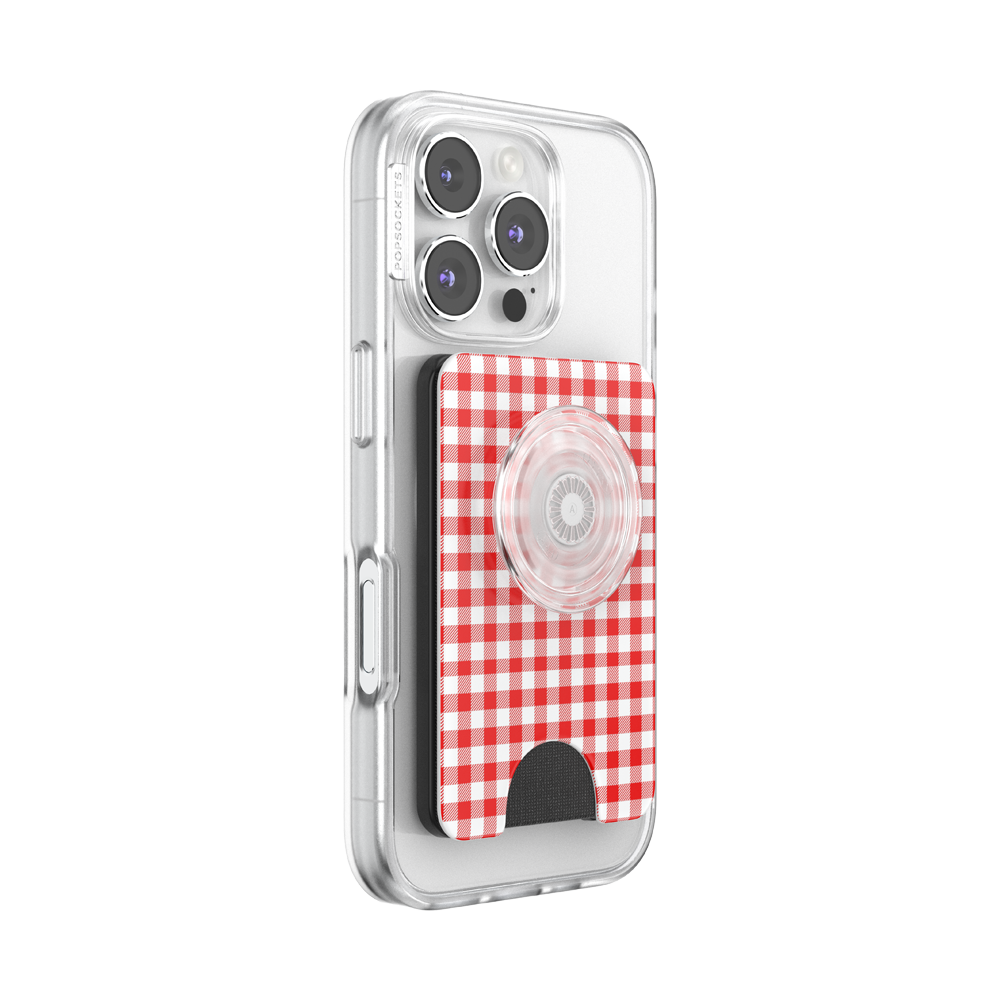 Red Gingham — MagSafe PopWallet+ - US 65005