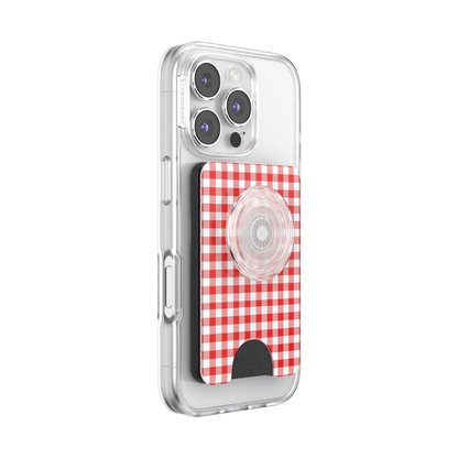 Red Gingham — MagSafe PopWallet+ - US 65005