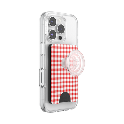 Red Gingham — MagSafe PopWallet+ - US 04765