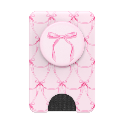 Satin Bow Blush — MagSafe PopWallet+ - US 58497