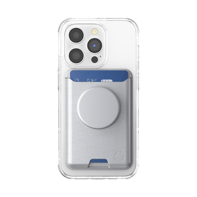 Silver — Softgoods MagSafe PopWallet+ - US 26740