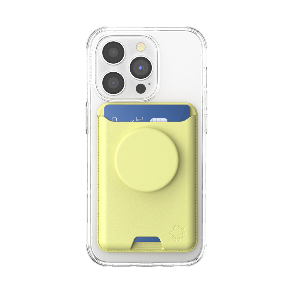 Butter Yellow — Softgoods MagSafe PopWallet+ - US 23293