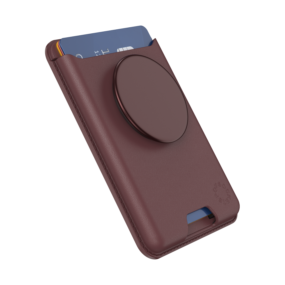 Aluminum Oxblood — Softgoods MagSafe PopWallet+ - US 64350