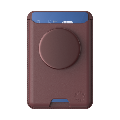 Aluminum Oxblood — Softgoods MagSafe PopWallet+ - US 24881