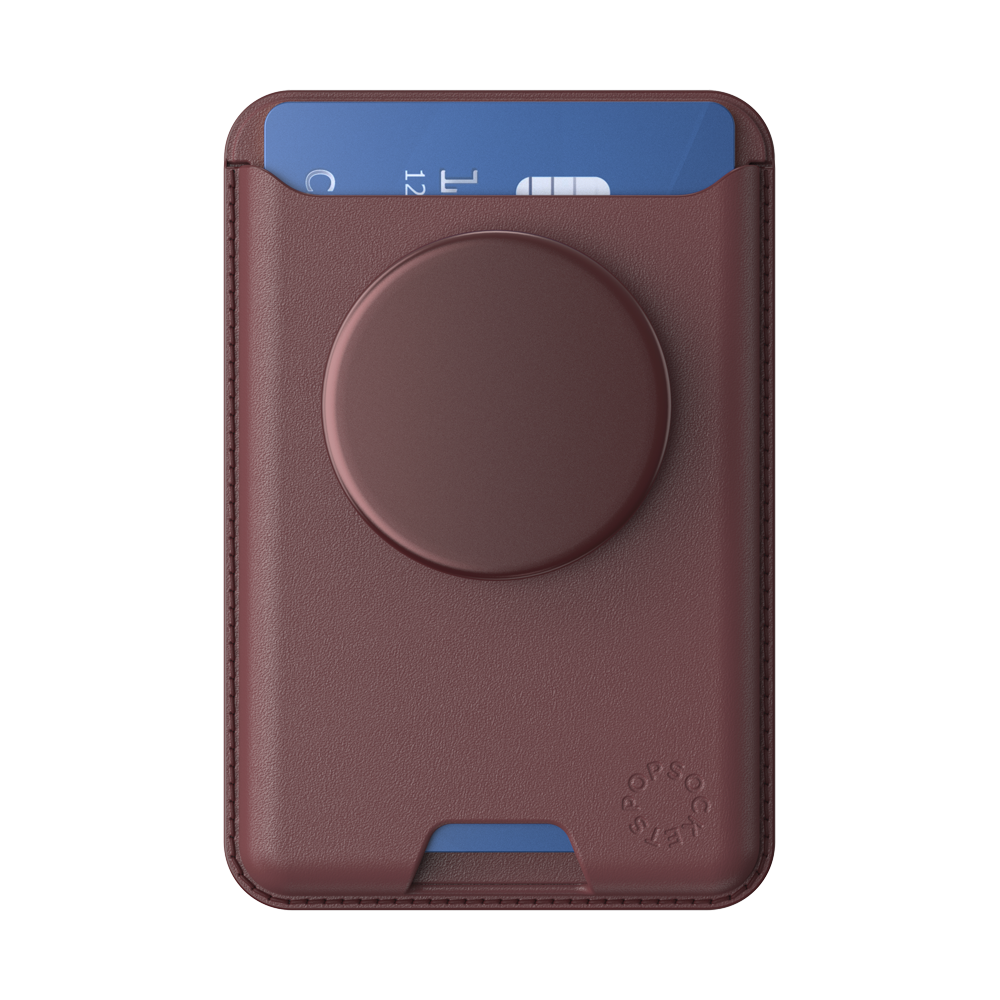 Aluminum Oxblood — Softgoods MagSafe PopWallet+ - US 63926