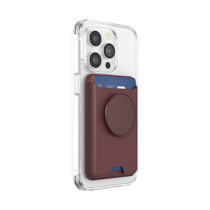 Aluminum Oxblood — Softgoods MagSafe PopWallet+ - US 50509