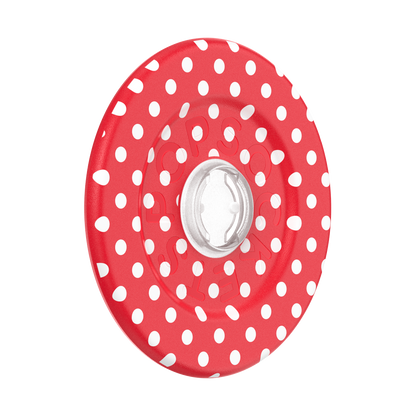 Polkadot Red —  MagSafe Round Base - US 23064