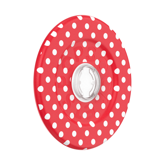 Polkadot Red —  MagSafe Round Base - US 23064