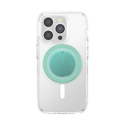 Aluminum Moire Turquoise — MagSafe PopGrip - US 98402