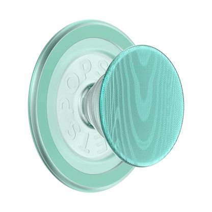 Aluminum Moire Turquoise — MagSafe PopGrip - US 98402