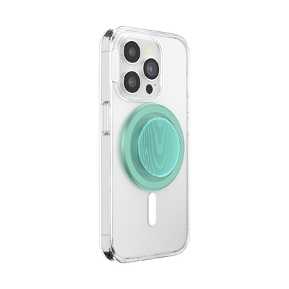Aluminum Moire Turquoise — MagSafe PopGrip - US 14236