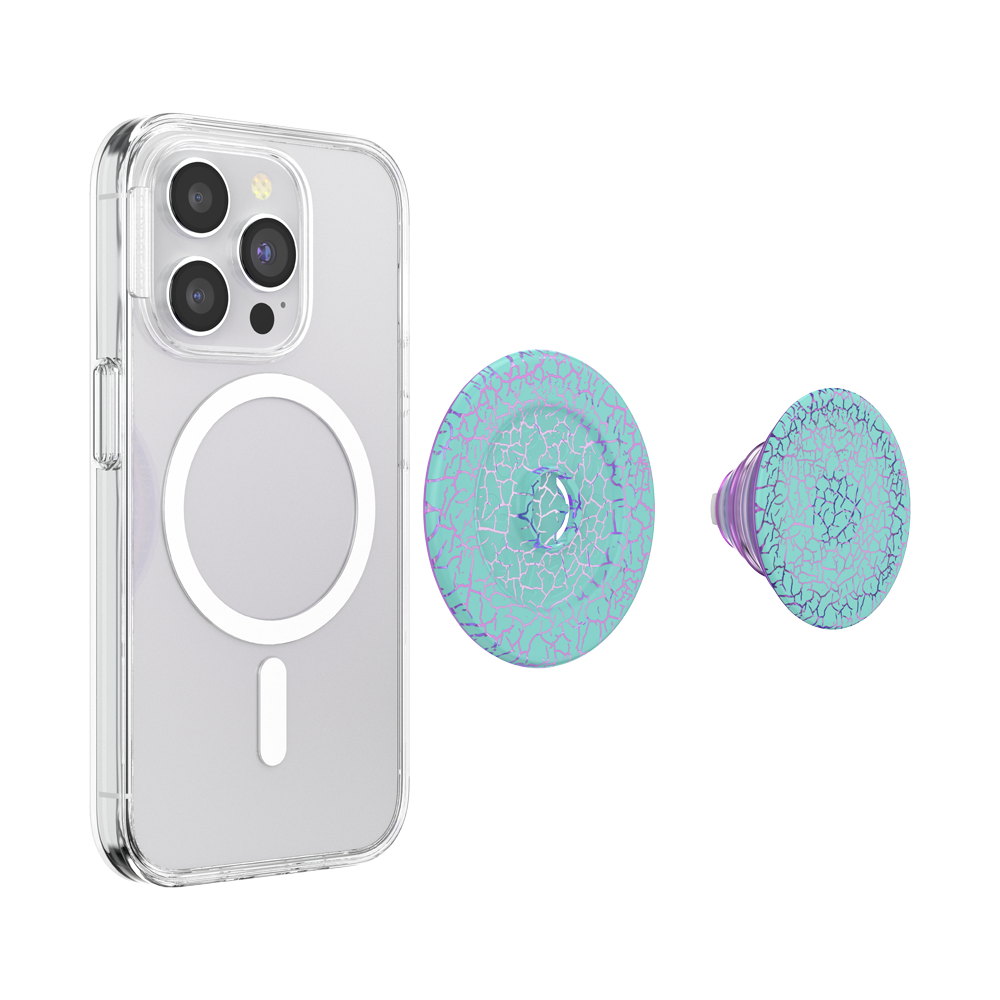 Crackle Reef Printed Sugar Plum — MagSafe PopGrip - US 00029