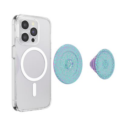 Crackle Reef Printed Sugar Plum — MagSafe PopGrip - US 00029