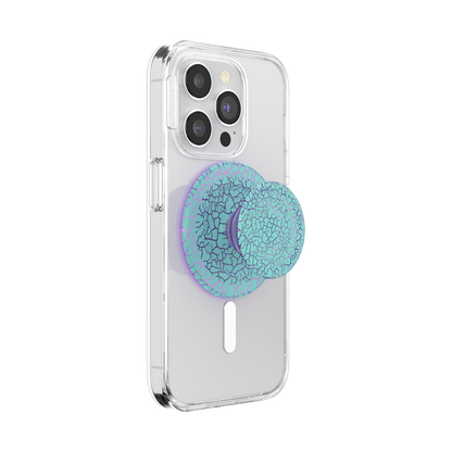 Crackle Reef Printed Sugar Plum — MagSafe PopGrip - US 64443
