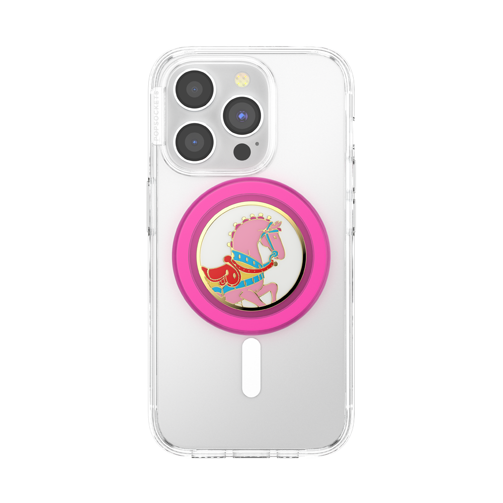 Enamel Carousel Pony — MagSafe PopGrip - US 70668