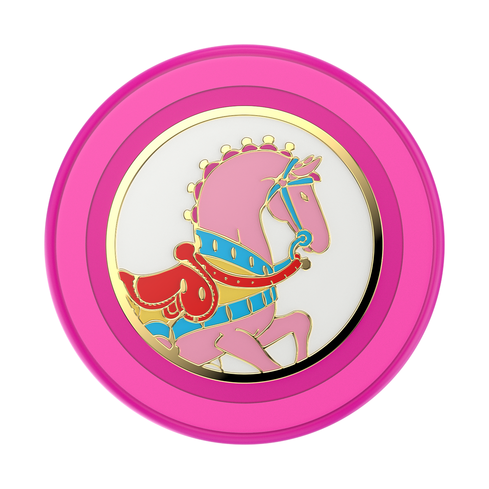 Enamel Carousel Pony — MagSafe PopGrip - US 21877