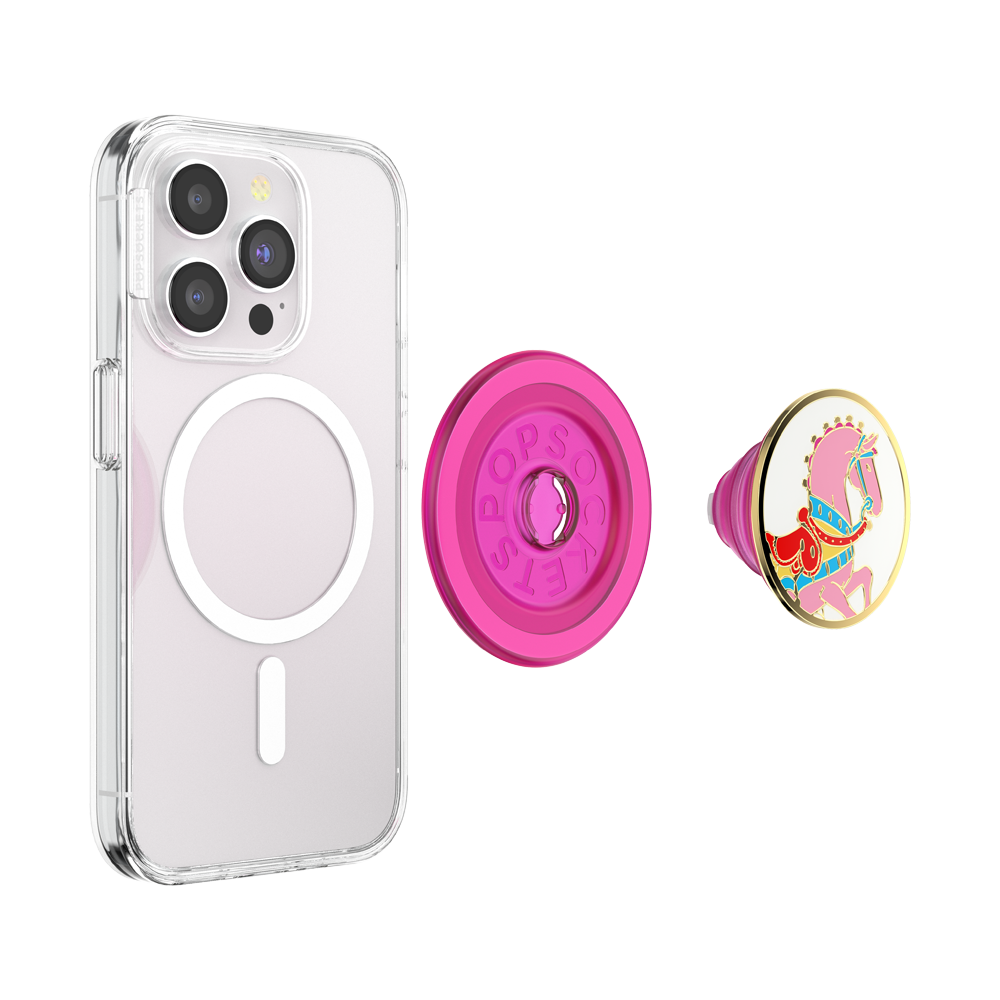 Enamel Carousel Pony — MagSafe PopGrip - US 70668