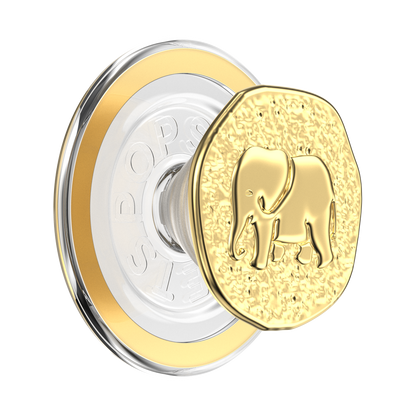 Enamel Elephant Token — MagSafe PopGrip - US 23885