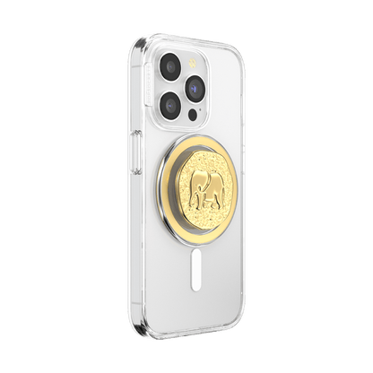Enamel Elephant Token — MagSafe PopGrip - US 07130