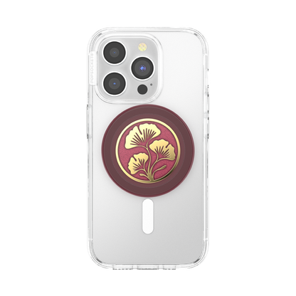 Enamel Ginkgo Oxblood — MagSafe PopGrip - US 23844