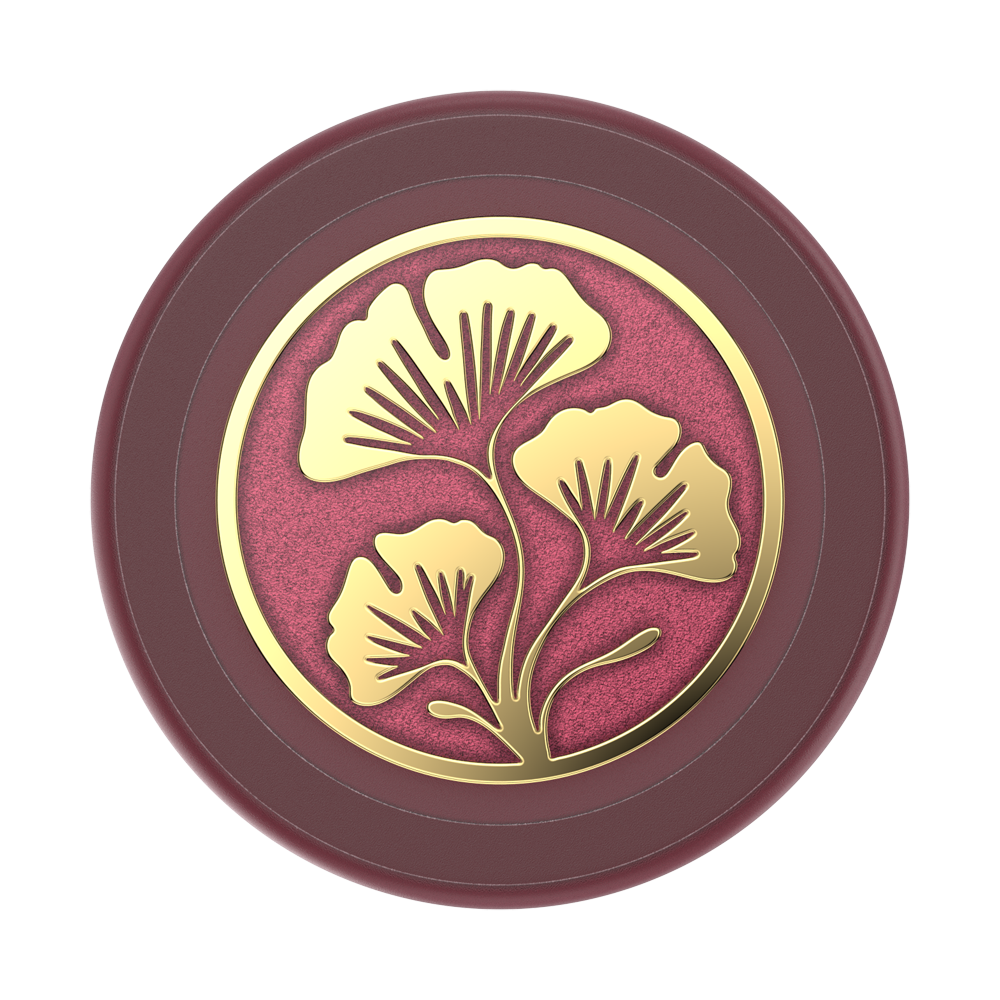 Enamel Ginkgo Oxblood — MagSafe PopGrip - US 57515