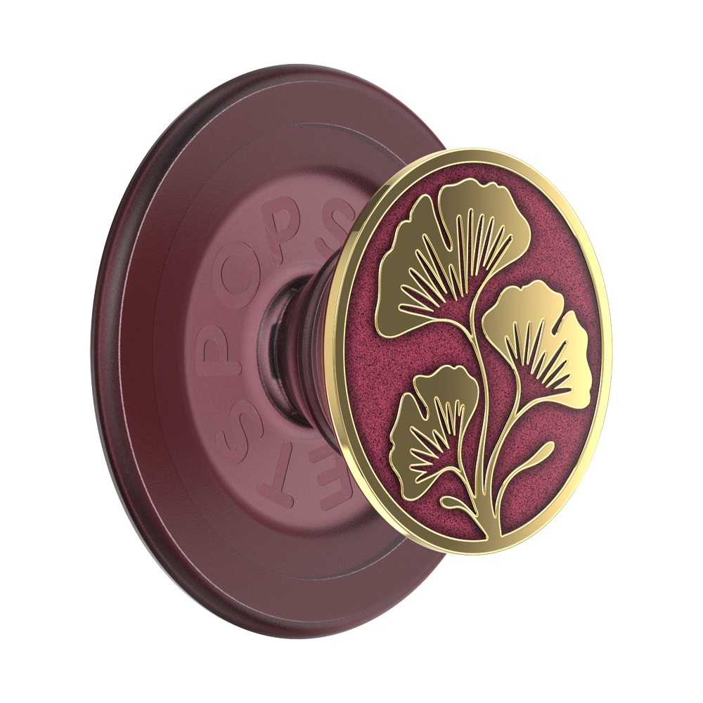 Enamel Ginkgo Oxblood — MagSafe PopGrip - US 82013