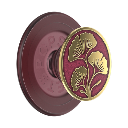 Enamel Ginkgo Oxblood — MagSafe PopGrip - US 13365