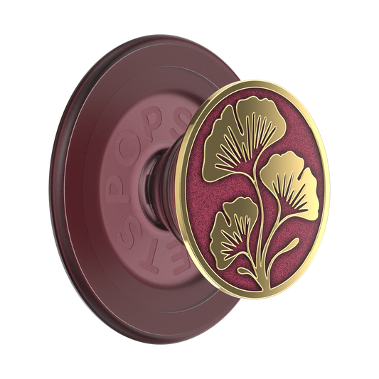 Enamel Ginkgo Oxblood — MagSafe PopGrip - US 23844