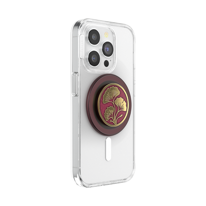 Enamel Ginkgo Oxblood — MagSafe PopGrip - US 82013