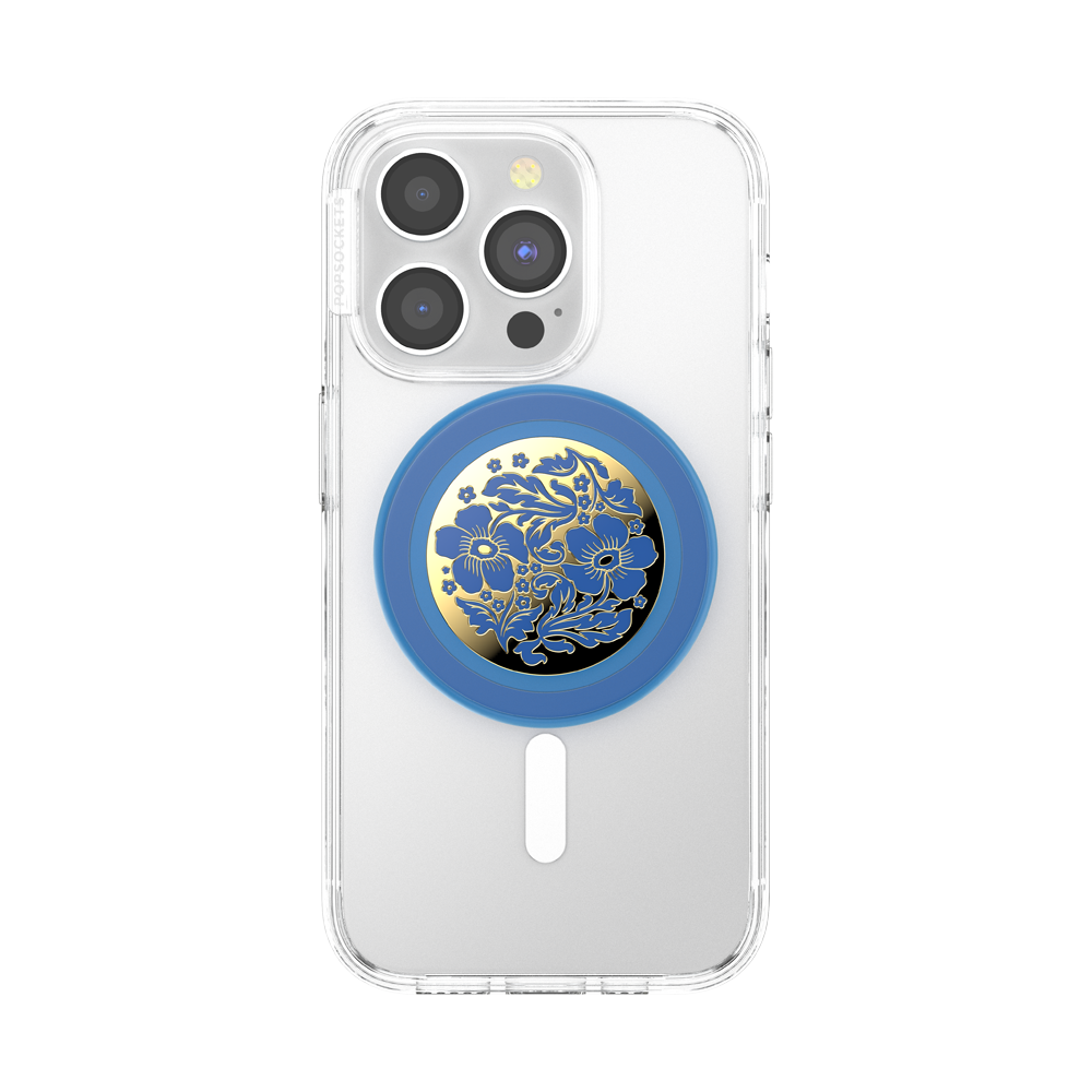 Enamel Lace Blue Vermeer — MagSafe PopGrip - US 67574