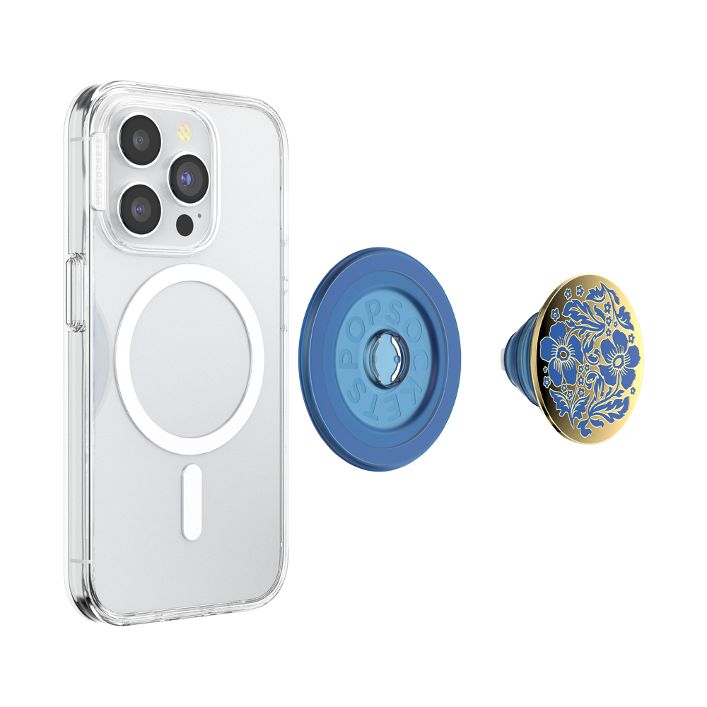 Enamel Lace Blue Vermeer — MagSafe PopGrip - US 08807