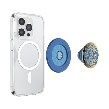 Enamel Lace Blue Vermeer — MagSafe PopGrip - US 04166
