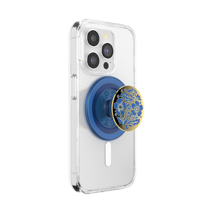 Enamel Lace Blue Vermeer — MagSafe PopGrip - US 08807