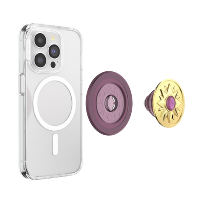 Enamel Sun Jewel Mauve — MagSafe PopGrip - US 60346