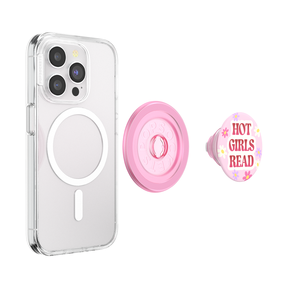 Hot Girls Read Pink — MagSafe PopGrip - US 50216